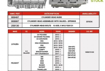 908497 Citroen, Peugeot 2.0 HDI III